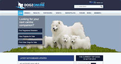 Desktop Screenshot of dogzonline.co.nz